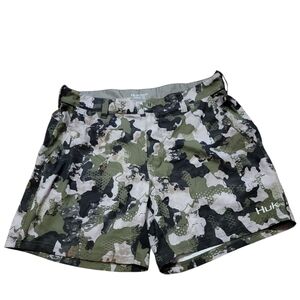HUK LOW COUNTRY CAMO 6" SHORT HUNT CLUB CAMO MENS‎ SIZE XL